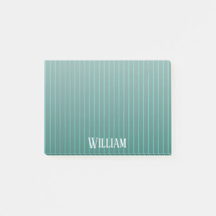 Post-it® rayures turquoises