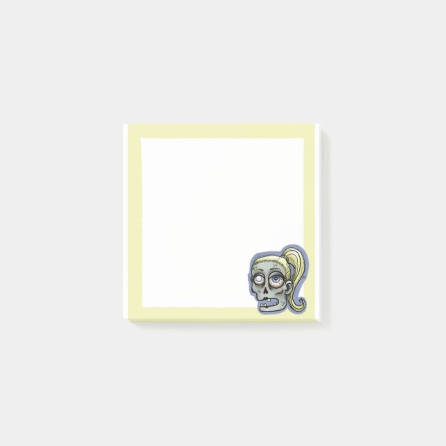 Post-it® Rechercher ma meilleure note de zombie (Devant)