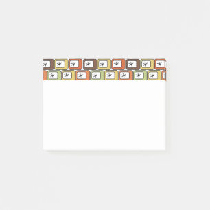 Post-it® Rectangles Rétro avec Éclats d'Étoiles 
