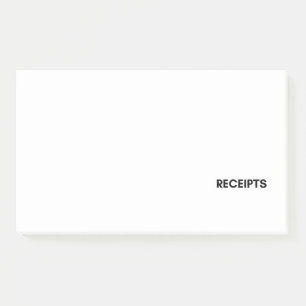 Post-it® reçus