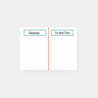 Post-it® Réflexion du client et note de tâches
