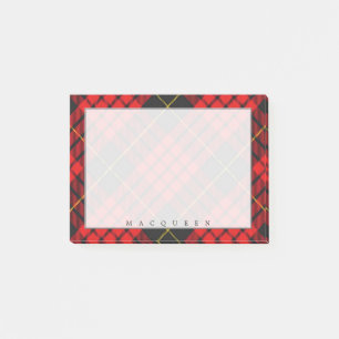 Post-it® Regal Scottish Clan MacQueen Tartan