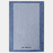 Regard de denim et votre nom