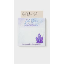 Réglez Votre Intention Pastel À Thème Cristal