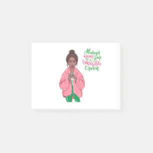 Post-it® Reine rose et verte