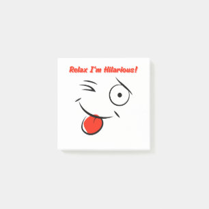 Post-it® Relax Je suis Hilarious-Funny post-it notes design