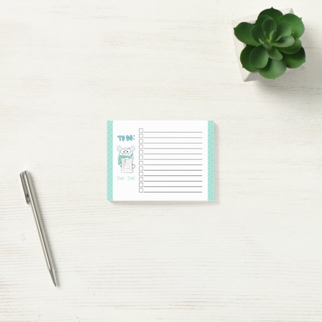 Post-it® Remarques sur les tâches bleues de l'hamster intel (Bureau)