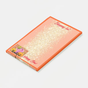 Post-it® Remerciements Personnaliser d'automne Texte et cou