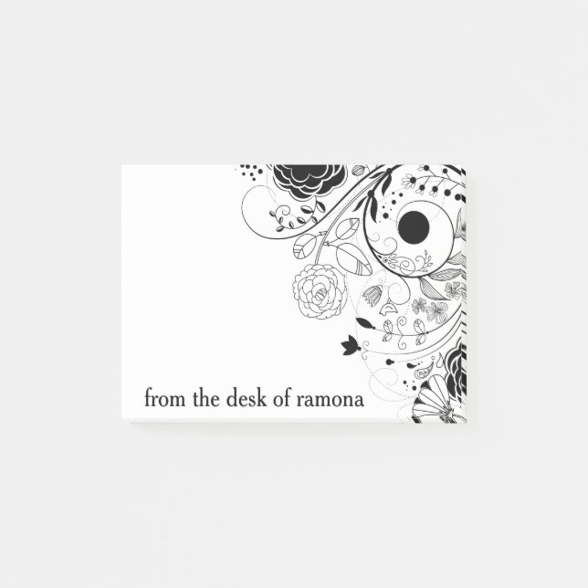 Post-it® Remous floraux (Devant)