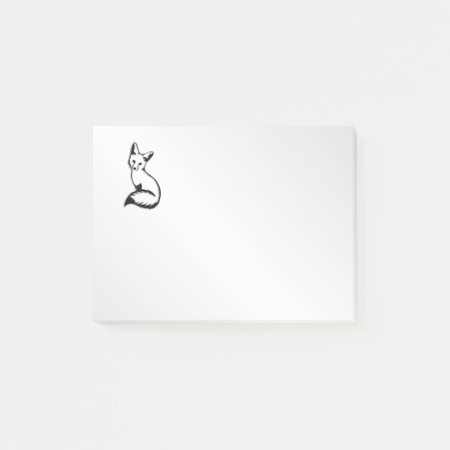 Post-it® Renard argenté (Devant)