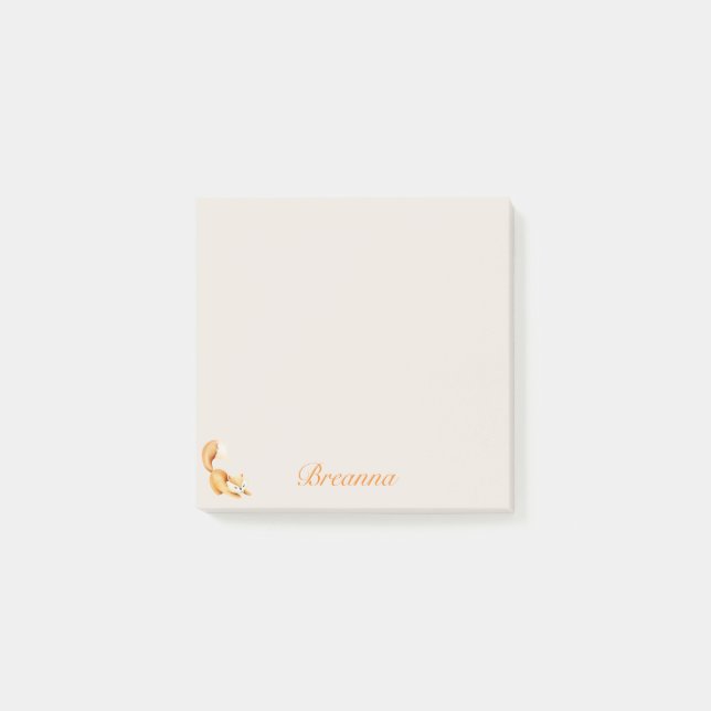 Post-it® Renard d'automne (Devant)