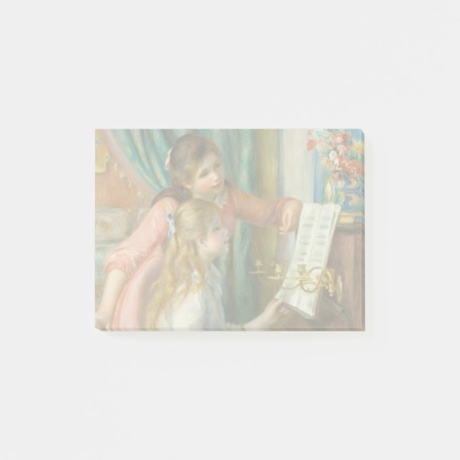 Post-it® Renoir Girls at the Piano Impressionism Painting (Devant)