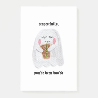 Post-it® Respectueusement, Vous Avez Été Boo'ed Sticky Note