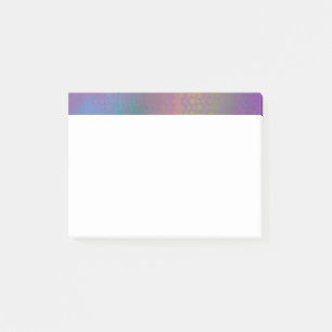 Post-it® Résumé coloré avec des motifs et la texture sale