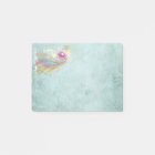 Retro Arc en ciel et notes musicales sur une textu