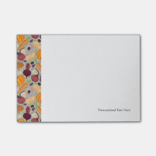 Post-it® Rétro arrière - plan des légumes frais