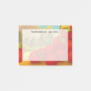 Post-it® Retro Strawberries Crate Art Editable