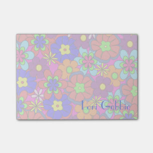 Post-it® Rétros fleurs de hippie