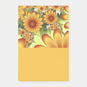 Post-it® Rêve Floral, Art Fractal Moderne Abstrait Fleur