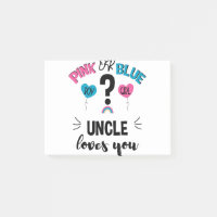 Révélation du sexe du bébé Rose ou Bleu Oncle t'ai