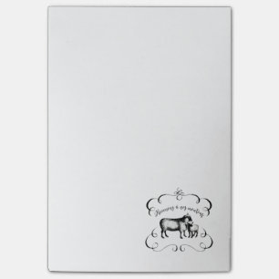 Post-it® Revenir à nos moutons - ferme française drôle