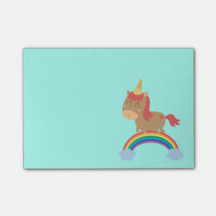 Post-it® Rêves de cheval mignon pour être humour de licorne