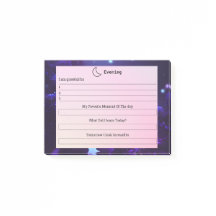 Révision du soir — Notes post-it