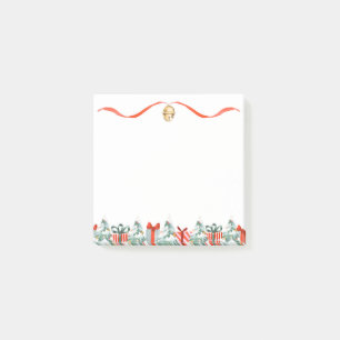 Post-it® Ribbon de Noël Bell Cadeaux de Noël Arbres Paste