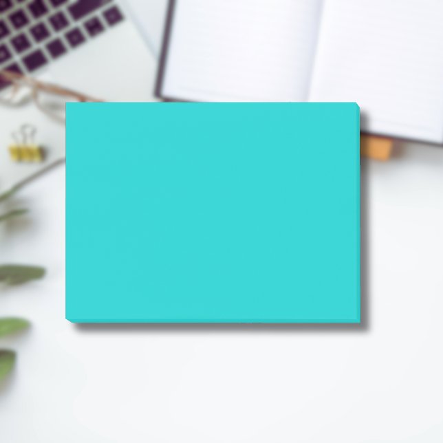 Post-it® Robin Oeuf Bleu Couleur solide | Classique | Éléga (Créateur téléchargé)