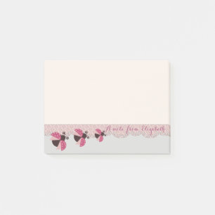 Post-it® Romantique Cute Lovely Stylé, Ladybugs