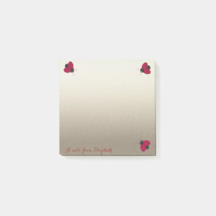 Post-it® Romantique Cute Lovely Stylé, Ladybugs