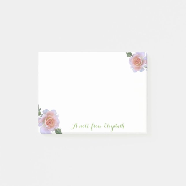 Post-it® Romantique Lovely Stylish, Rose (Devant)