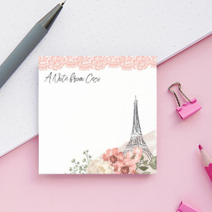 Post-it® Romantique Paris Tour Eiffel Floral