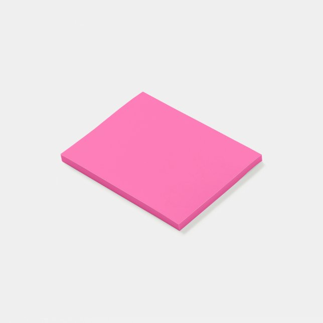 Post-it® Rose brillant (couleur solide) (Incliné)