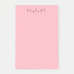Post-it® Rose Clair Professionnel Écriture Manuscrite Class