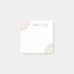 Post-it® Rose Gold Floral Mandala