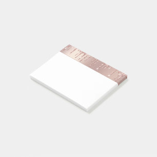 Post-it® Rose Gold Parties scintillant Sparkle Post it Note