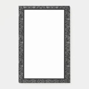 Post-it® Rose gothique en noir et gris