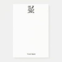 Rose héraldique et chardon d'armoiries Emblème de 