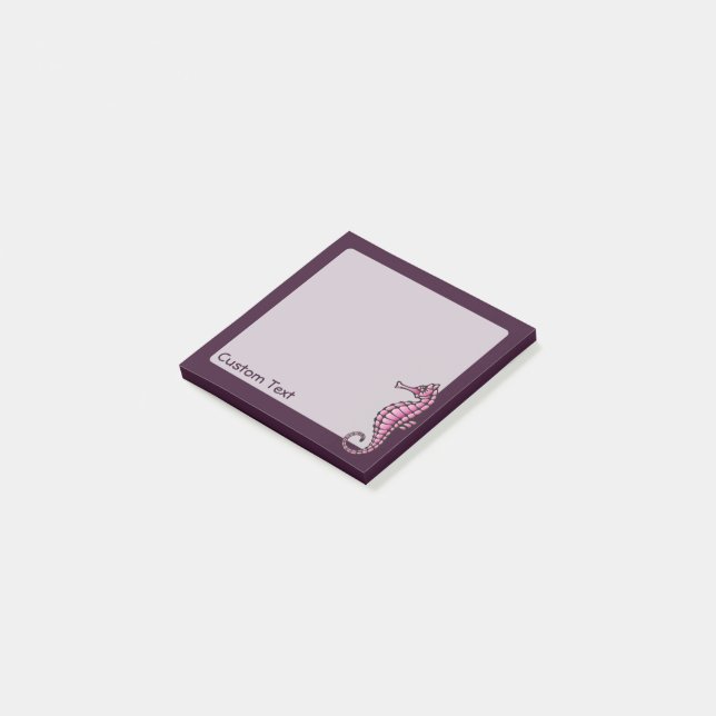 Post-it® Rose hippocampe (Incliné)