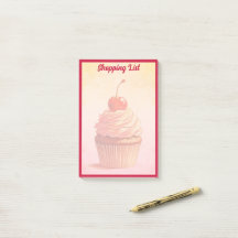 Rose Jaune Mignonne style Vintage Cerry Cupcake