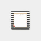 rose monogramme noir et blanc à rayures fluides