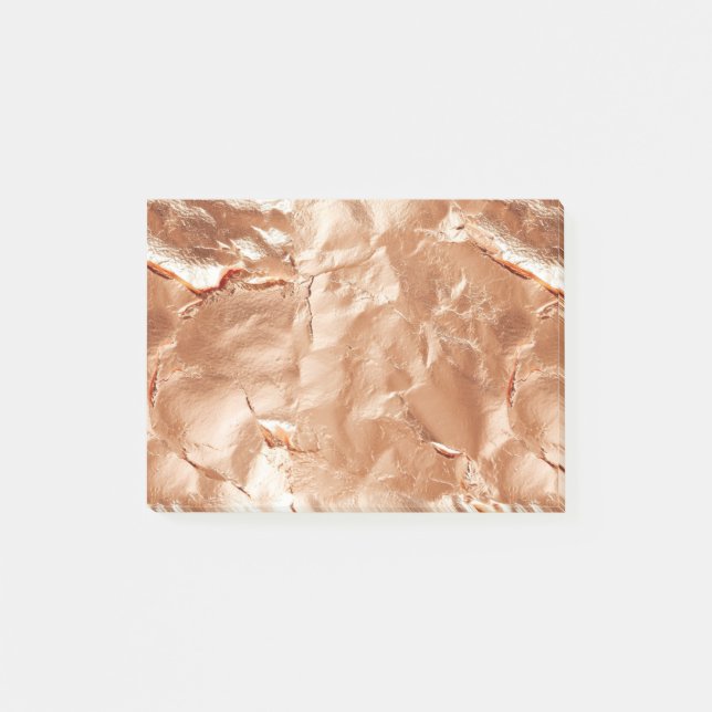 Post-it® Rose Peach Gold Glam (Devant)