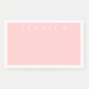 Post-it® Rose Rose clair   Votre nom