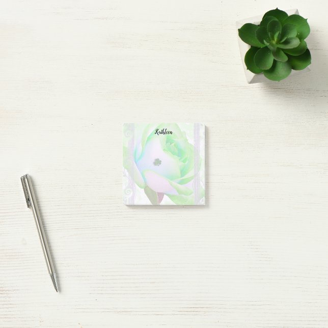Post-it® Rose vert irlandais (Créateur téléchargé)