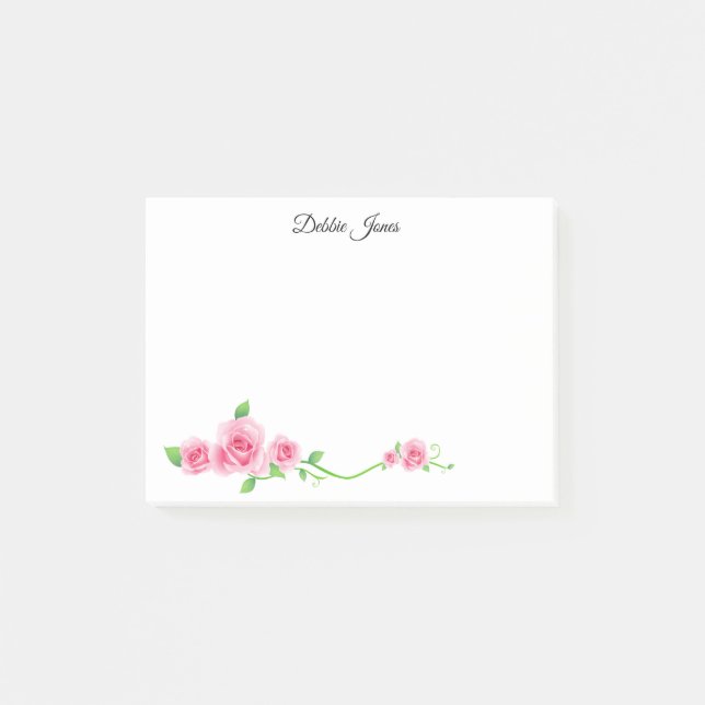 Post-it® Roses roses post-it-Notes-rose (Devant)