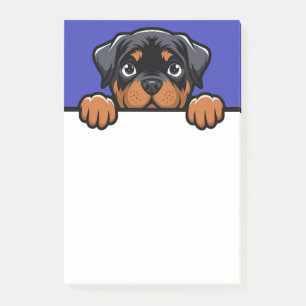 Post-it® Rottweiler Cute Peeking Cadeaux Amoureux de les ch