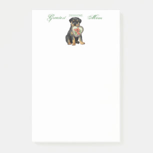 Post-it® Rottweiler Heart Mom