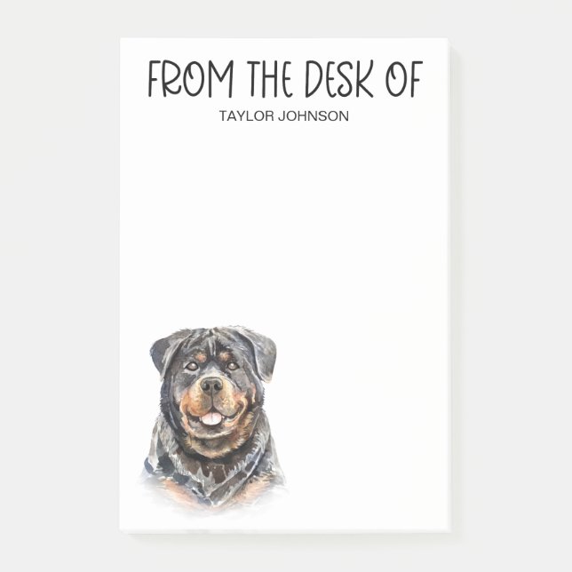 Post-it® Rottweiler Lover (Devant)