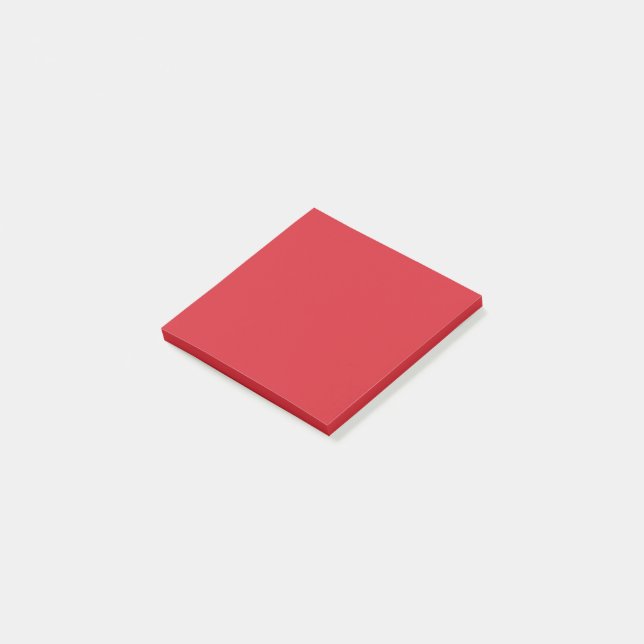 Post-it® rouge Amaranthe (couleur solide)  (Incliné)